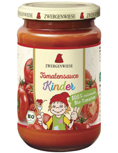 SOS POMIDOROWY DLA DZIECI BEZGLUTENOWY BIO 340 ml - ZWERGENWIESE