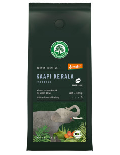KAWA ZIARNISTA ARABICA/ROBUSTA KAAPI KERALA ESPRESSO DEMETER BIO 250 g - LEBENSBAUM