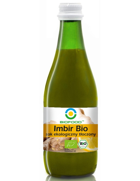 SOK Z IMBIRU NFC BEZGLUTENOWY BIO 300 ml - BIOFOOD