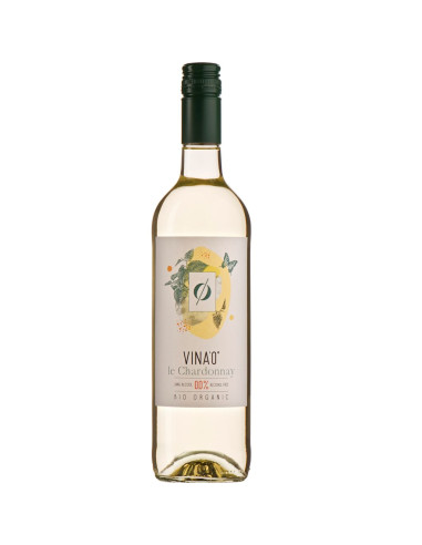 WINO BEZALKOHOLOWE LE CHARDONNAY BIAŁE SŁODKIE BIO 735 ml - VINA0
