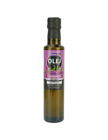 OLEJ Z OSTROPESTU PLAMISTEGO TŁOCZONY NA ZIMNO 250 ml - NATURAVENA