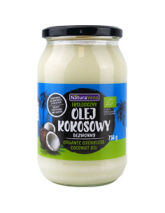 OLEJ KOKOSOWY BEZWONNY BIO 830 ml - NATURAVENA