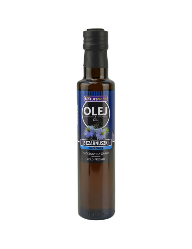 OLEJ Z CZARNUSZKI TŁOCZONY NA ZIMNO 250 ml - NATURAVENA