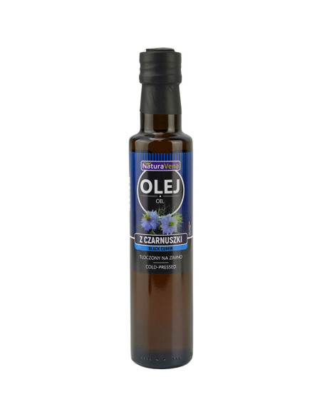 OLEJ Z CZARNUSZKI TŁOCZONY NA ZIMNO 250 ml - NATURAVENA