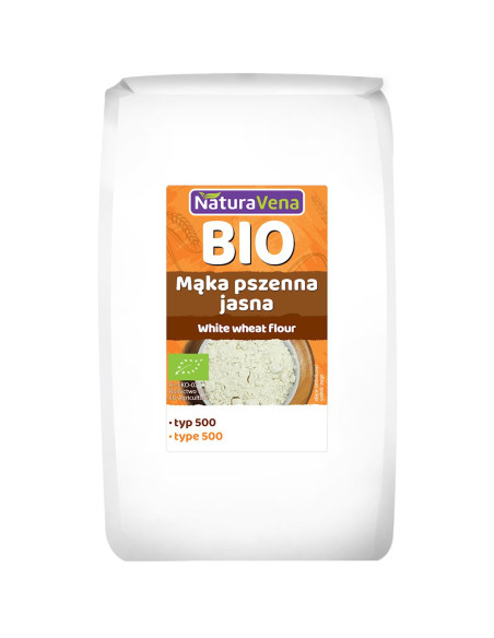 MĄKA PSZENNA JASNA TYP 500 BIO 1 kg - NATURAVENA