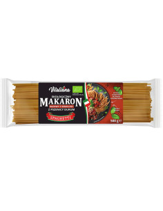 MAKARON (SEMOLINOWY RAZOWY) SPAGHETTI BIO 500 g - VITALIANA