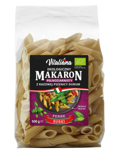 MAKARON (SEMOLINOWY RAZOWY) PENNE BIO 500 g - VITALIANA