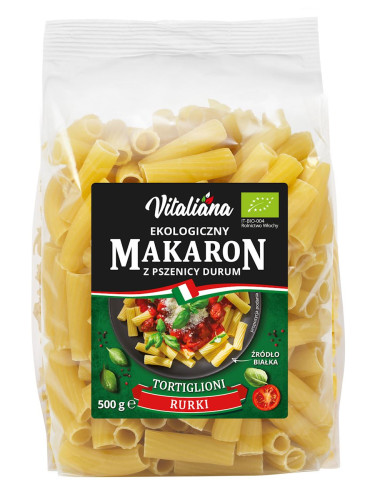 MAKARON (SEMOLINOWY) RURKA BIO 500 g- VITALIANA