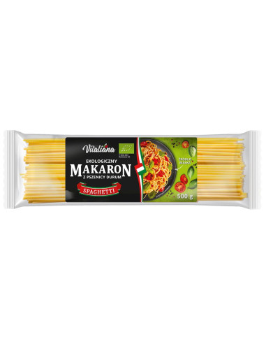 MAKARON (SEMOLINOWY) SPAGHETTI BIO 500 g - VITALIANA