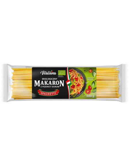MAKARON (SEMOLINOWY) SPAGHETTI BIO 500 g - VITALIANA