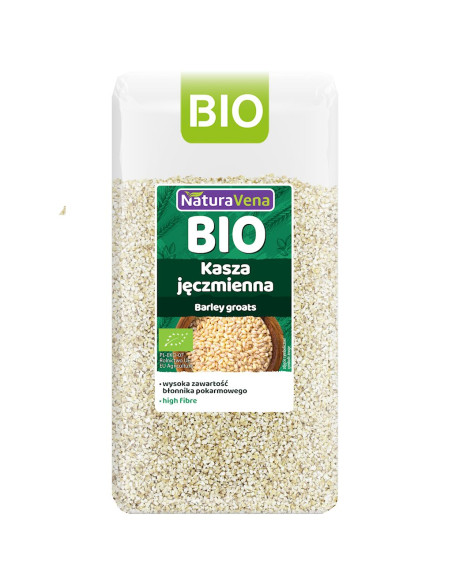 KASZA JĘCZMIENNA BIO 400 g - NATURAVENA
