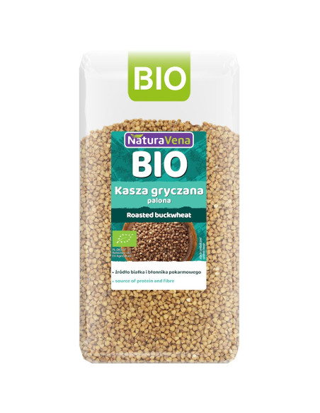 KASZA GRYCZANA PALONA BIO 500 g - NATURAVENA