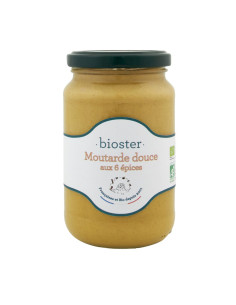 MUSZTARDA Z 6 PRZYPRAWAMI BIO 350 g - BIOSTER