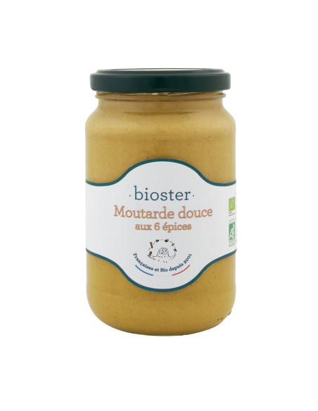 MUSZTARDA Z 6 PRZYPRAWAMI BIO 350 g - BIOSTER
