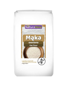 MĄKA OWSIANA BEZGLUTENOWA 400 g - NATURAVENA