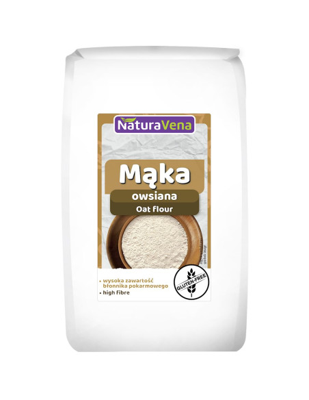 MĄKA OWSIANA BEZGLUTENOWA 400 g - NATURAVENA