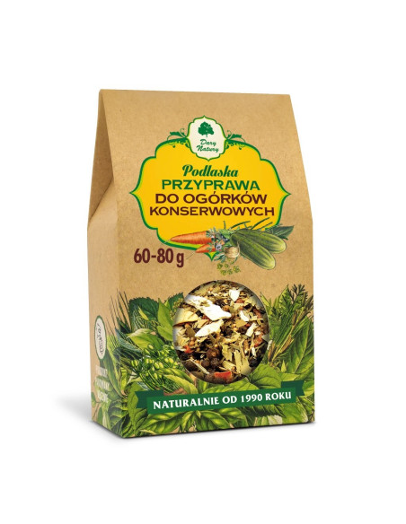 PRZYPRAWA DO OGÓRKÓW KONSERWOWYCH 100 g - DARY NATURY (PRODUKT SEZONOWY)