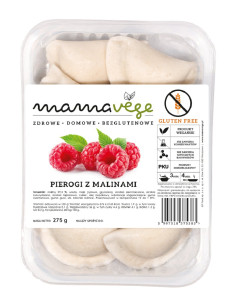 PIEROGI Z MALINAMI BEZGLUTENOWE 275 g - MAMA VEGE 2
