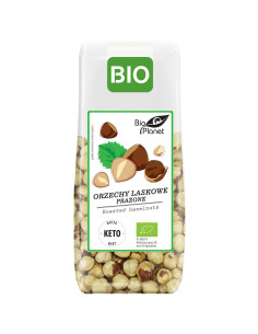 ORZECHY LASKOWE BLANSZOWANE PRAŻONE BIO 100 g - BIO PLANET