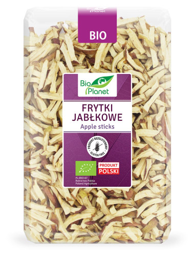 FRYTKI JABŁKOWE BEZGLUTENOWE BIO 300 g - BIO PLANET