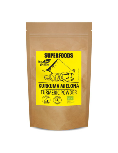 KURKUMA MIELONA BIO 200 g - BIO PLANET SUPERFOODS