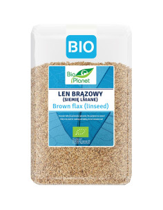 LEN BRĄZOWY (SIEMIĘ LNIANE) BIO 2 kg - BIO PLANET