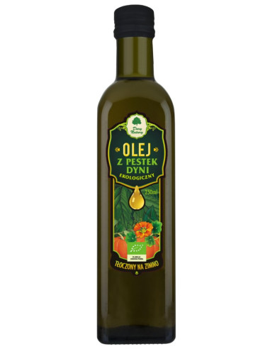 OLEJ Z PESTEK DYNI TŁOCZONY NA ZIMNO BIO 250 ml - DARY NATURY