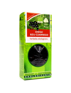 HERBATKA OWOC CZARNEGO BZU BIO 100 g - DARY NATURY