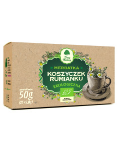 HERBATKA KOSZYCZEK RUMIANKU BIO (25 x 2 g) 50 g - DARY NATURY