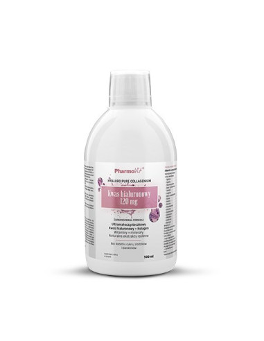 SUPLEMENT DIETY KWAS HIALURONOWY W PŁYNIE BEZGLUTENOWY 500 ml - PHARMOVIT