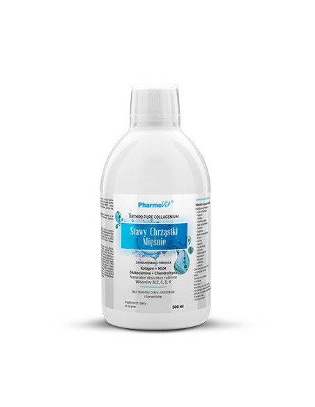 SUPLEMENT DIETY NA STAWY, CHRZĄSTKI I MIĘŚNIE W PŁYNIE BEZGLUTENOWY 500 ml - PHARMOVIT