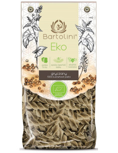 MAKARON (GRYCZANY) DUŻE ŚWIDERKI BIO 250 g - BARTOLINI