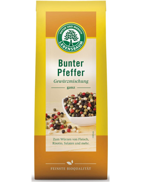 PIEPRZ KOLOROWY ZIARNISTY BIO 50 g - LEBENSBAUM