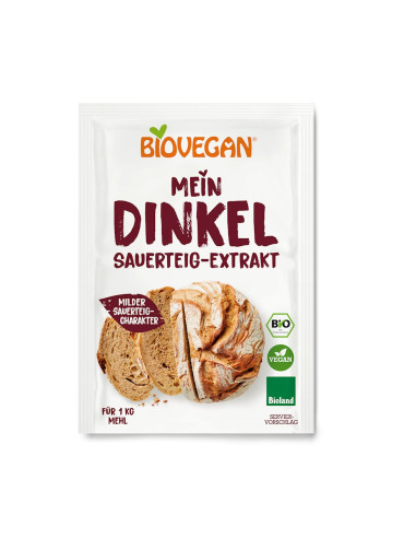 ZAKWAS CHLEBOWY ORKISZOWY W PROSZKU BIO 30 g - BIOVEGAN