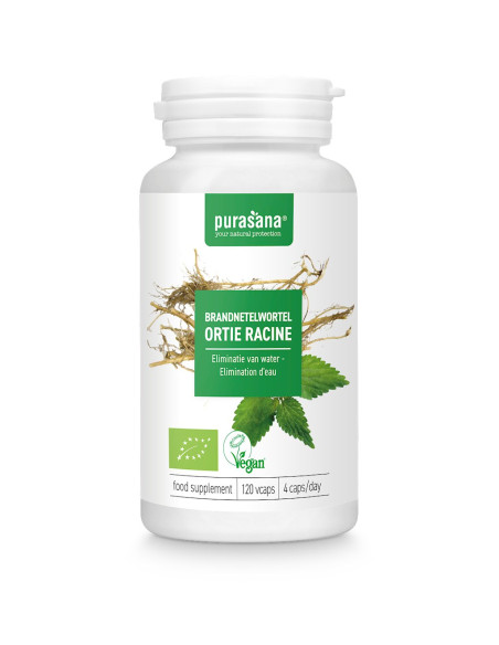 POKRZYWA KORZEŃ BIO (210 mg) 120 KAPSUŁEK - PURASANA