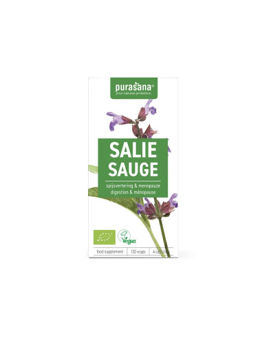 SZAŁWIA BIO (250 mg) 120 KAPSUŁEK - PURASANA