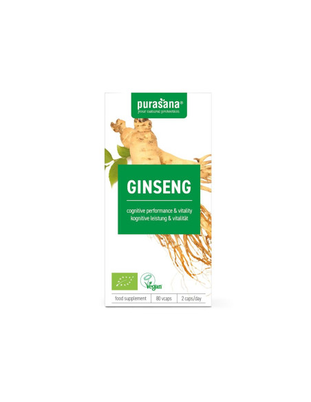 ŻEŃ-SZEŃ BIO (300 mg) 80 KAPSUŁEK - PURASANA