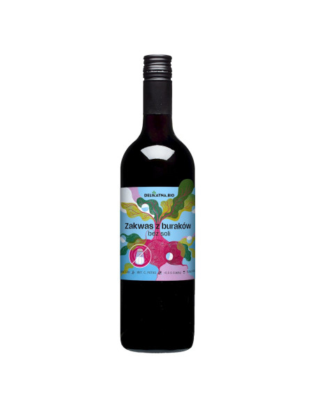 ZAKWAS Z BURAKÓW BEZ SOLI BIO 750 ml - DELIKATNA