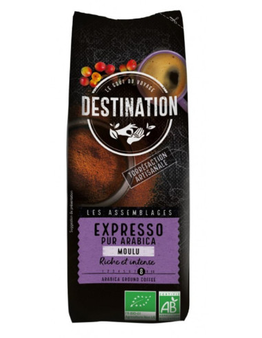 KAWA MIELONA ARABICA 100 % EXPRESSO BIO 250 g - DESTINATION