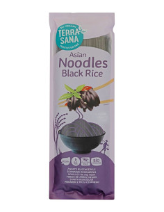 MAKARON (Z RYŻU CZARNEGO I RYŻU BRĄZOWEGO) NOODLE SPAGHETTI BEZGLUTENOWY BIO 250 g - TERRASANA