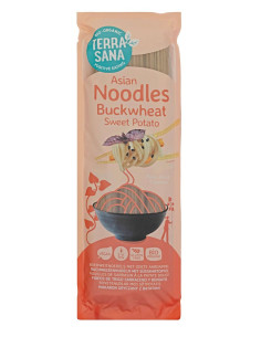 MAKARON (GRYCZANY Z BATATAMI) NOODLE SPAGHETTI BEZGLUTENOWY BIO 250 g - TERRASANA