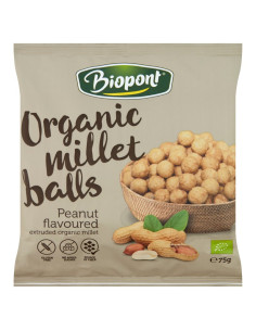 CHRUPKI JAGLANE Z ORZESZKAMI ZIEMNYMI PRAŻONYMI BEZGLUTENOWE BIO 75 g - BIOPONT