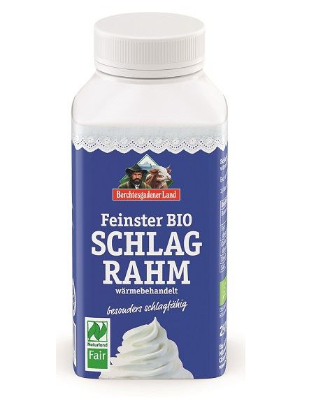 ŚMIETANKA 32 % BIO 250 g - BERCHTESGADENER LAND