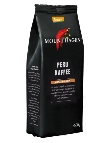 KAWA ZIARNISTA ARABICA 100 % PERU DEMETER BIO 500 g - MOUNT HAGEN