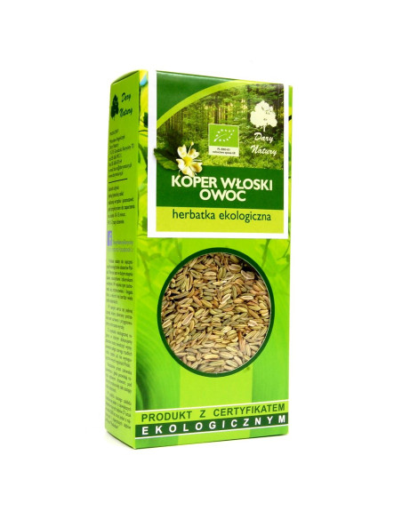 HERBATKA OWOC KOPRU WŁOSKIEGO BIO 50 g - DARY NATURY