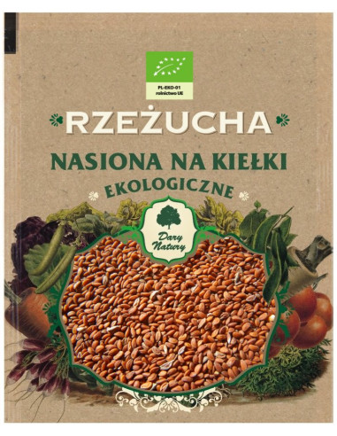 NASIONA RZEŻUCHY BIO NA KIEŁKI 30 g - DARY NATURY (PRODUKT SEZONOWY)