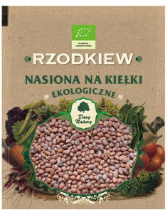 NASIONA RZODKIEWKI BIO NA KIEŁKI 30 g - DARY NATURY