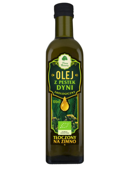 OLEJ Z PESTEK DYNI TŁOCZONY NA ZIMNO BIO 100 ml - DARY NATURY