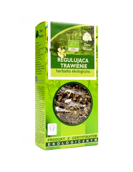 HERBATKA REGULUJĄCA TRAWIENIE BIO 50 g - DARY NATURY