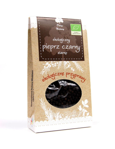 PIEPRZ CZARNY ZIARNISTY BIO 50 g - DARY NATURY